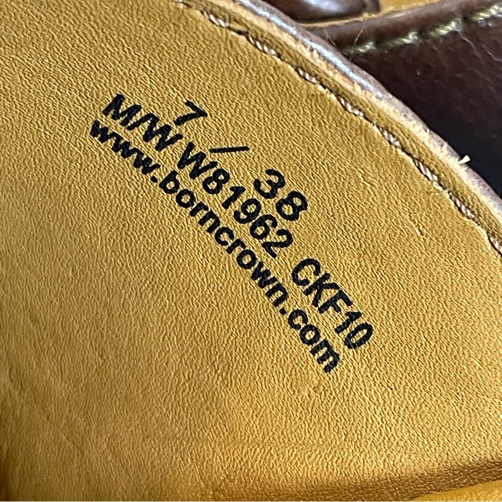 Born Brown Leather Mule Clogs - Picture 11 of 14